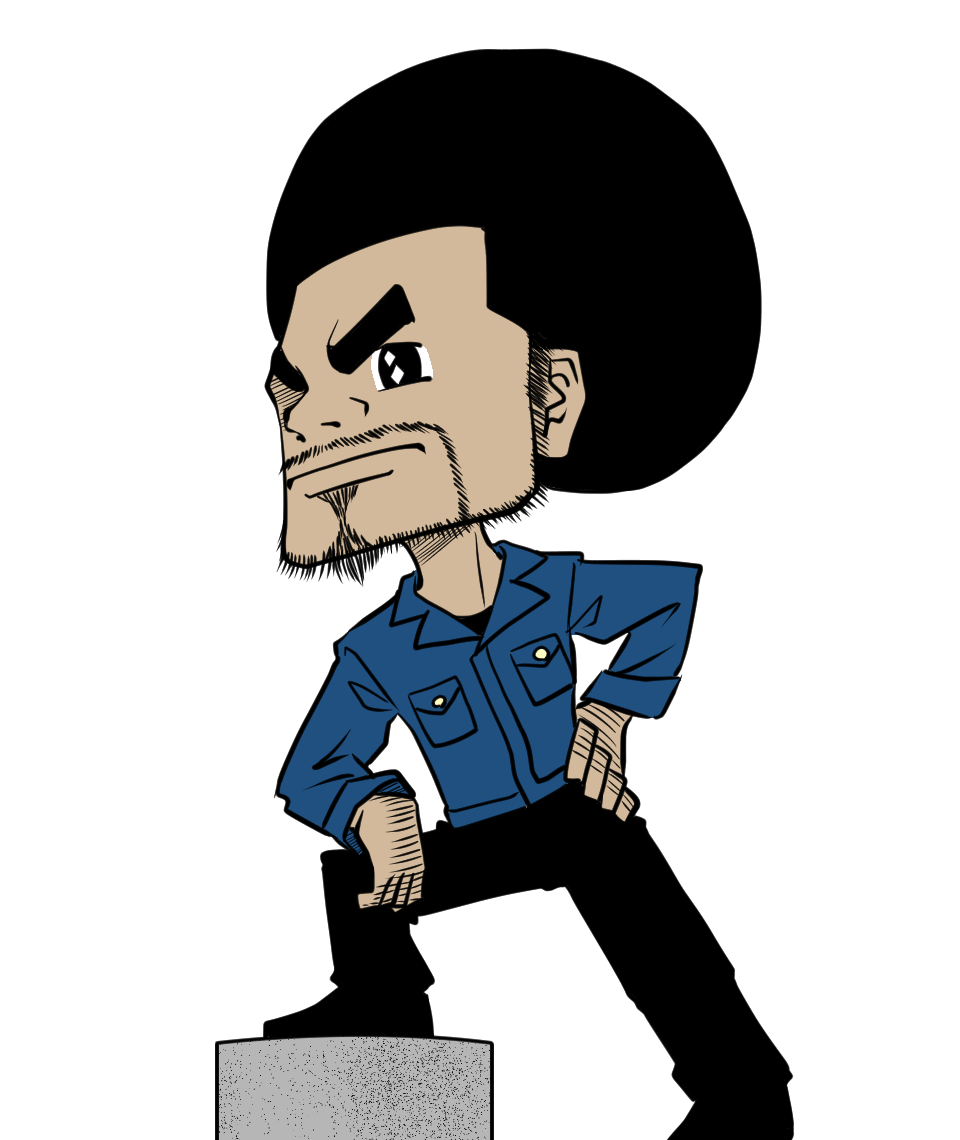 イラストサンプルデフォルメ江波さん