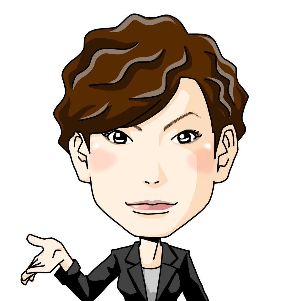 イラストサンプルデフォルメ菊池さん