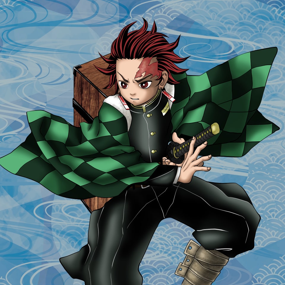 イラストサンプル鬼滅の刃編竈門炭治郎