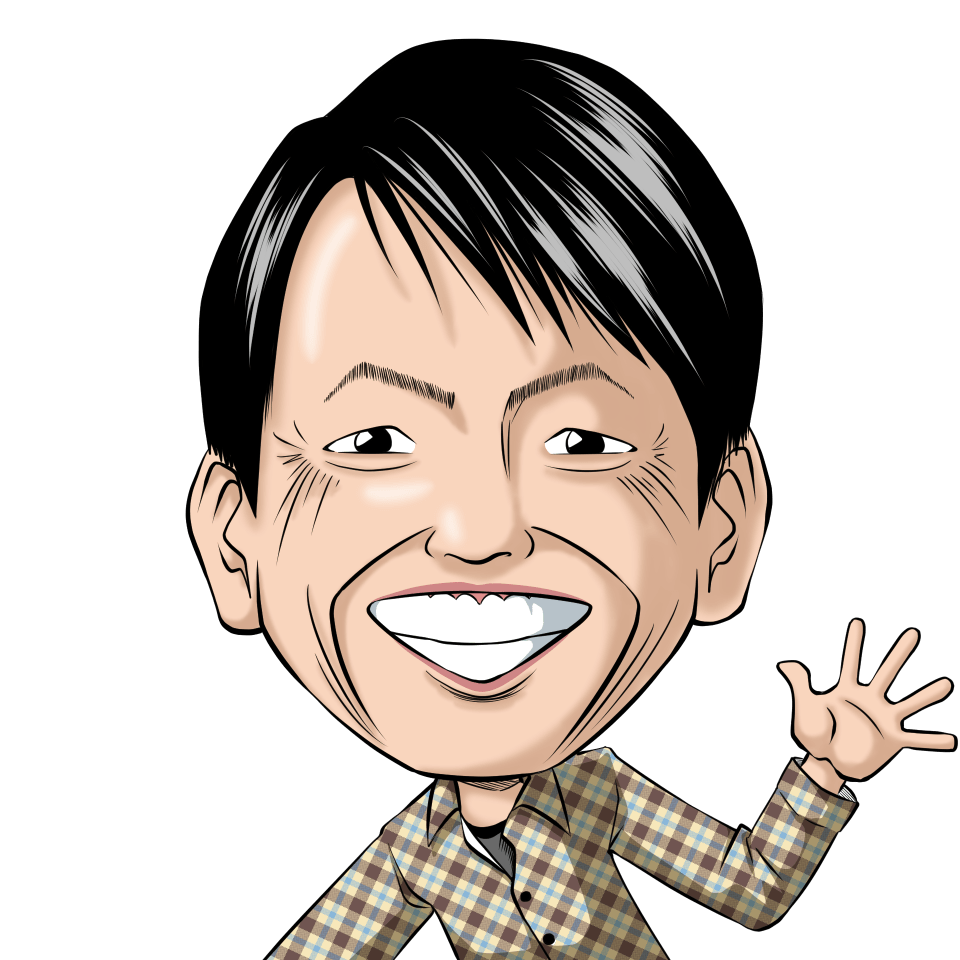 鳳頼英知似顔絵サンプルM-1王者編６代王者チュートリアル福田充徳