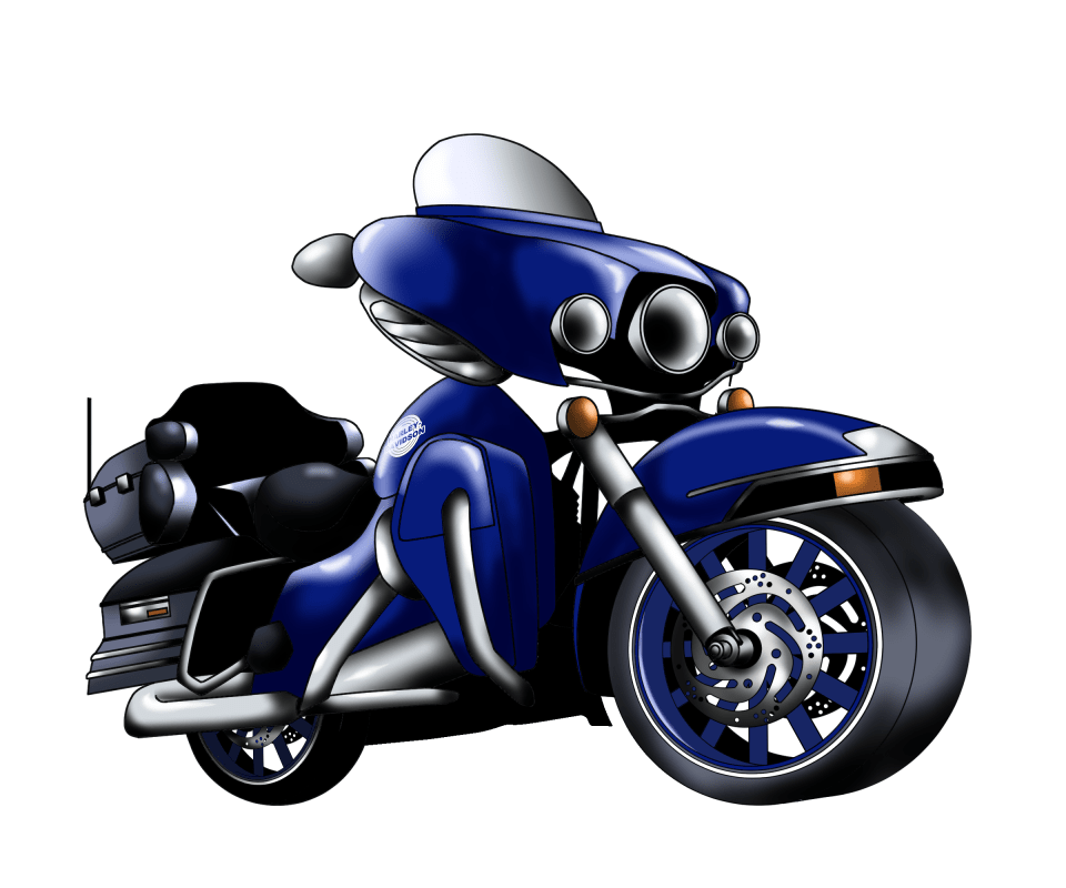 イラストサンプル機械編ハーレイダビットソン