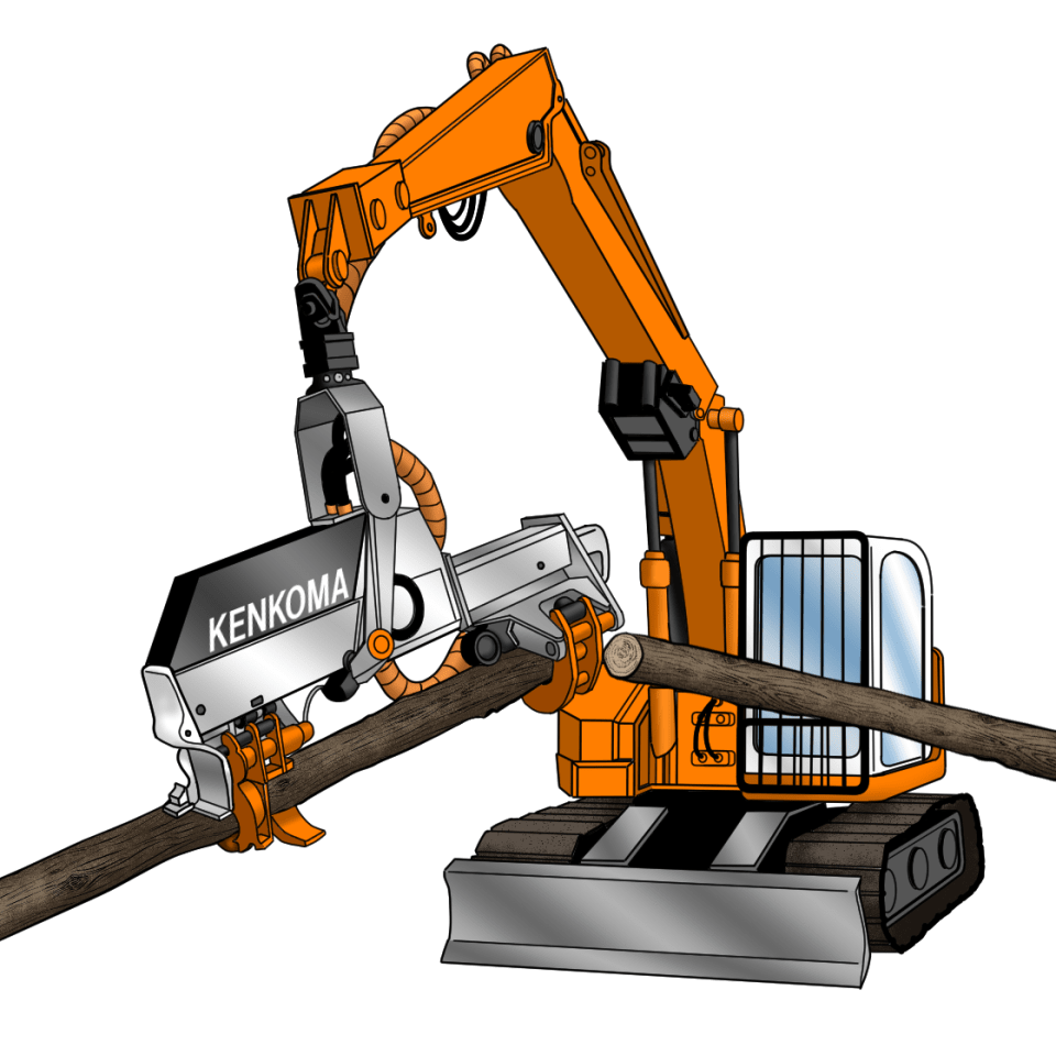 イラストサンプル機械編ハーベスタ