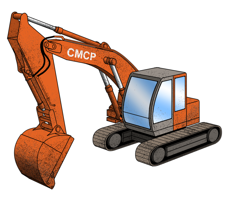 イラストサンプル機械編ユンボ