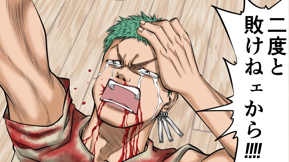 イラストサンプルワンピース編ゾロ1