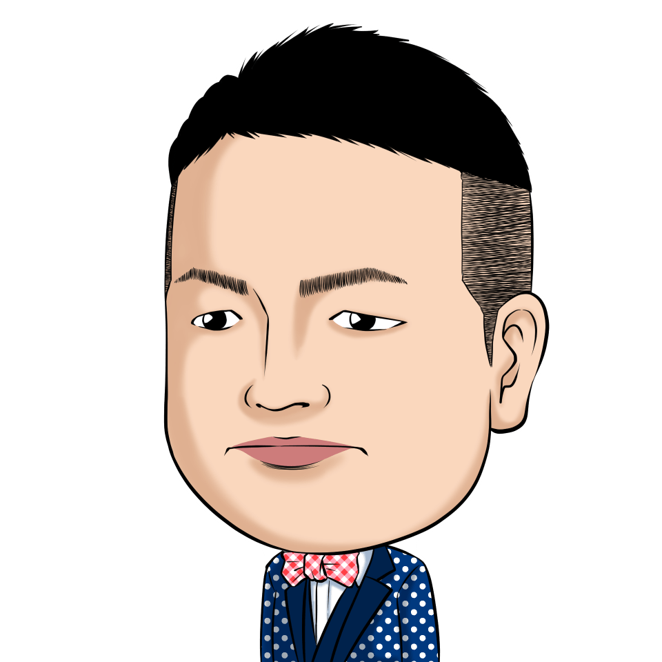 鳳頼英知似顔絵サンプル和牛水田信二