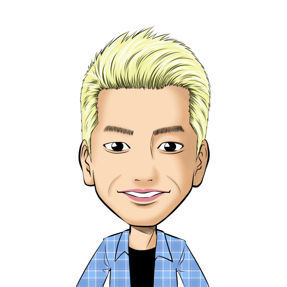 鳳頼英知似顔絵サンプルロンブー田村亮