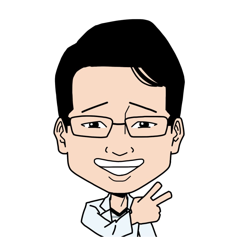 似顔絵サンプル男性A1