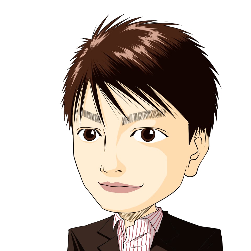 似顔絵サンプル男性B1