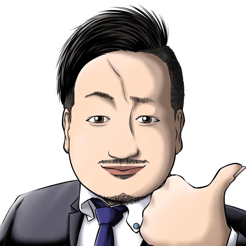 似顔絵サンプル男性D2