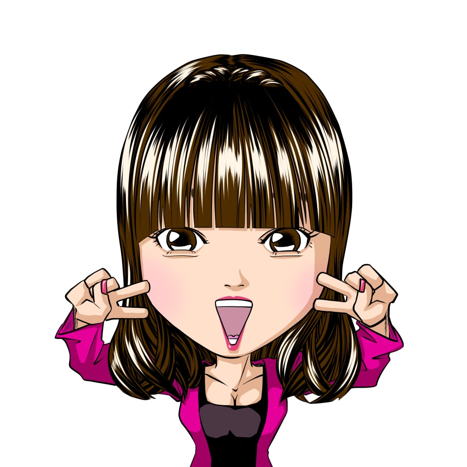 似顔絵サンプル女性B2