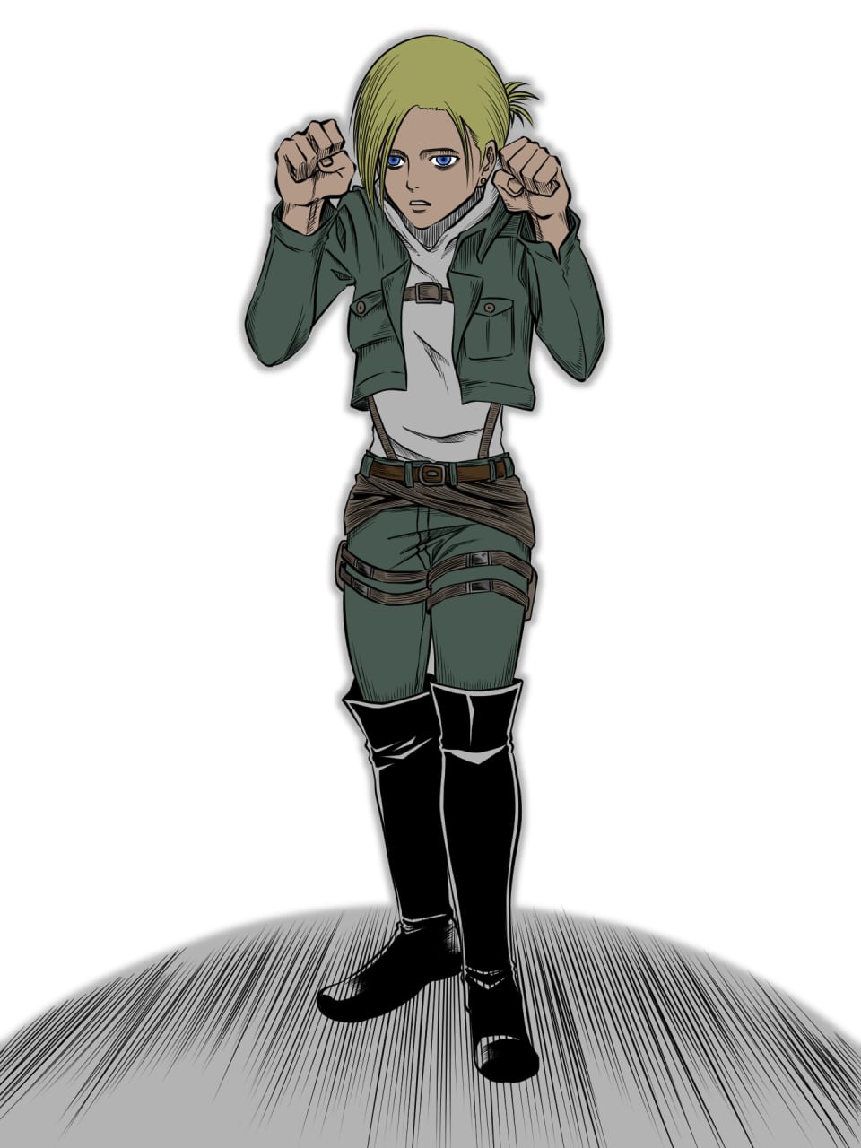 イラストサンプル進撃の巨人編アニ・レオンハート