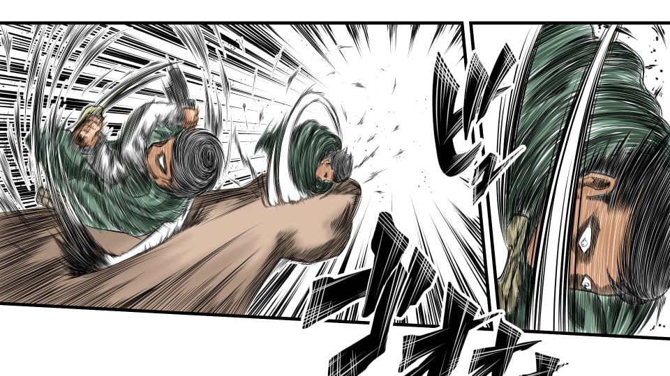 イラストサンプル進撃の巨人編リヴァイ2