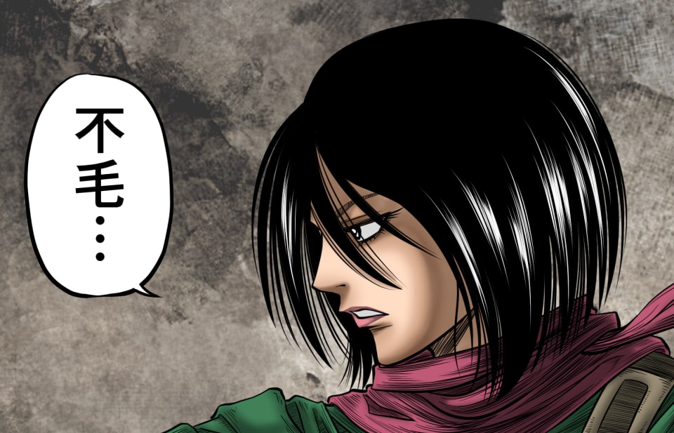 イラストサンプル進撃の巨人編ミカサ・アッカーマン1