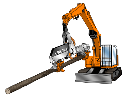 イラスト制作サンプル「建設機械」
