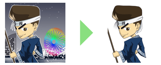 LINEスタンプ審査NG例1